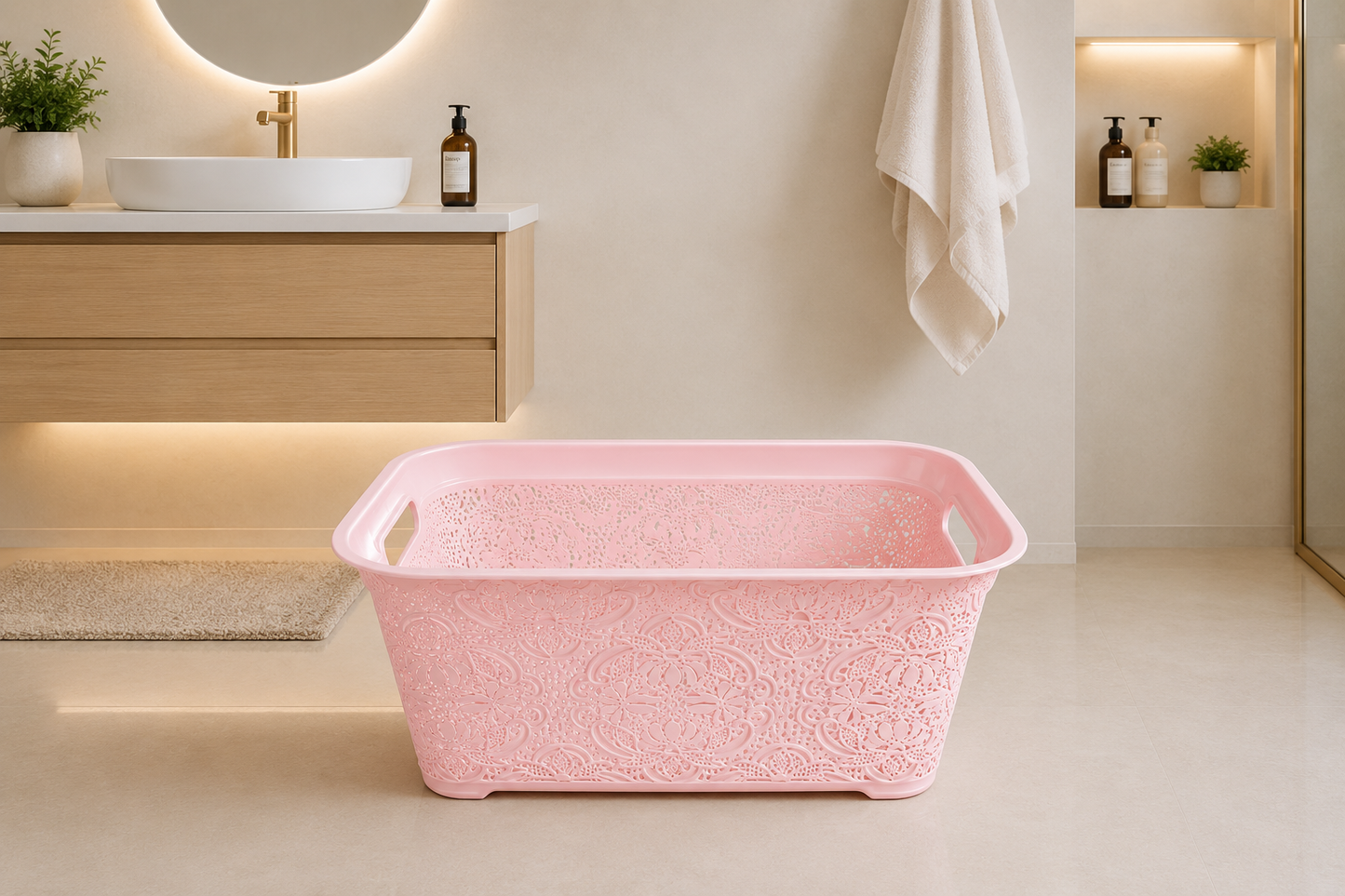 Luxury Lace Storage Basket