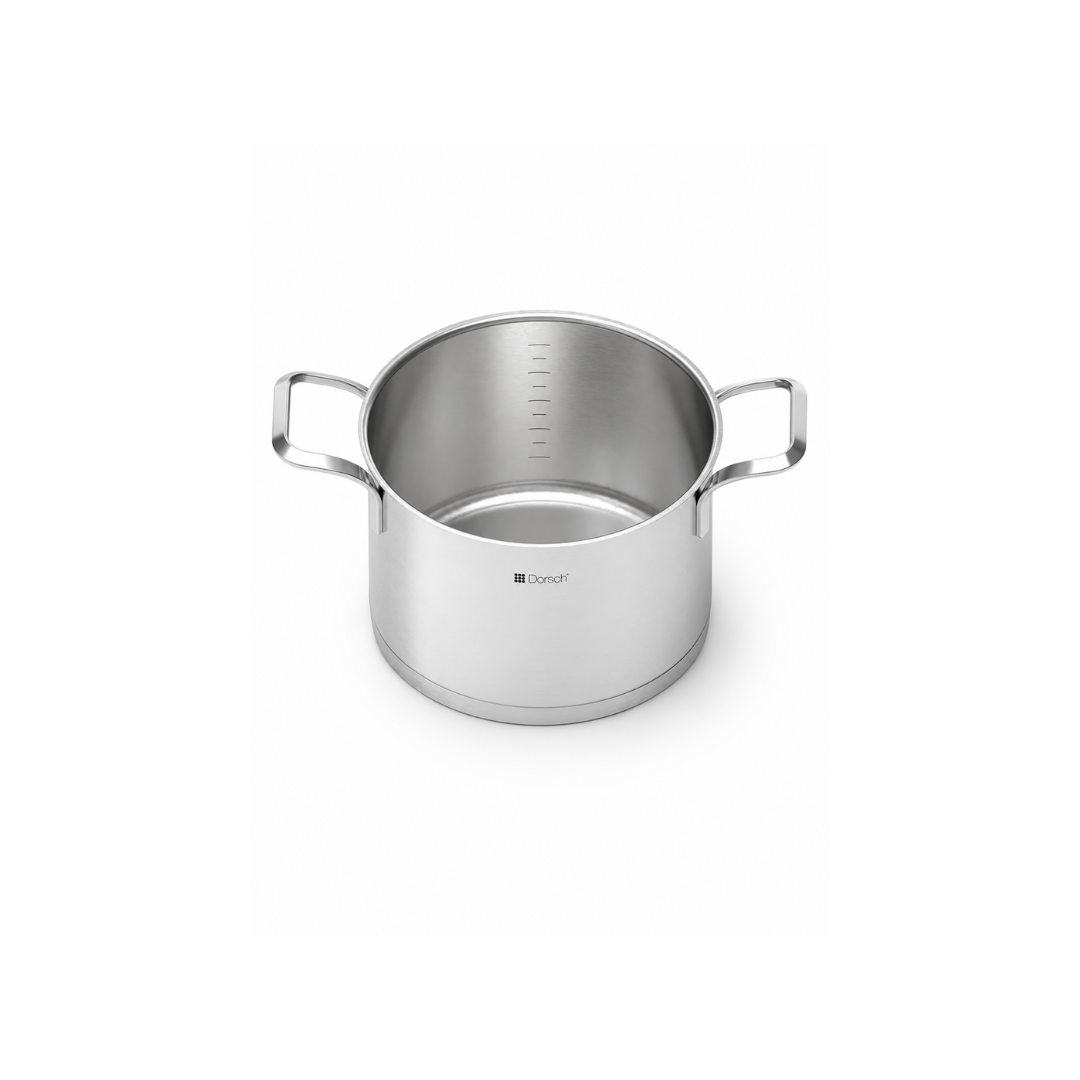 DORSCH 24cm Casserole + Lid Steel PRO 6.55L