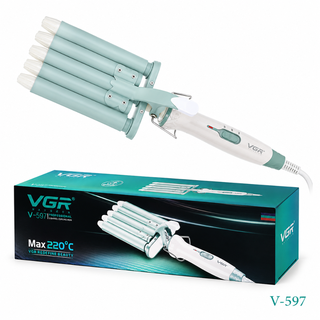 VGR PROFESSIONAL 5 BARPEL CURLING IRON