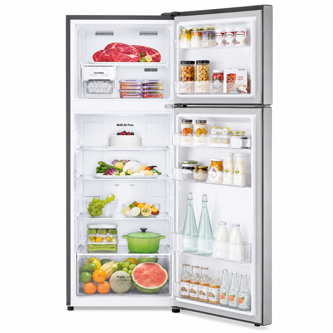 LG REFRIGERATOR GL-B582GVLP H:176*W:70*D:68 - SILVER