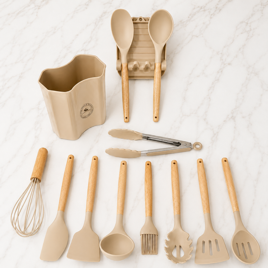 silicone kitchen utensil set