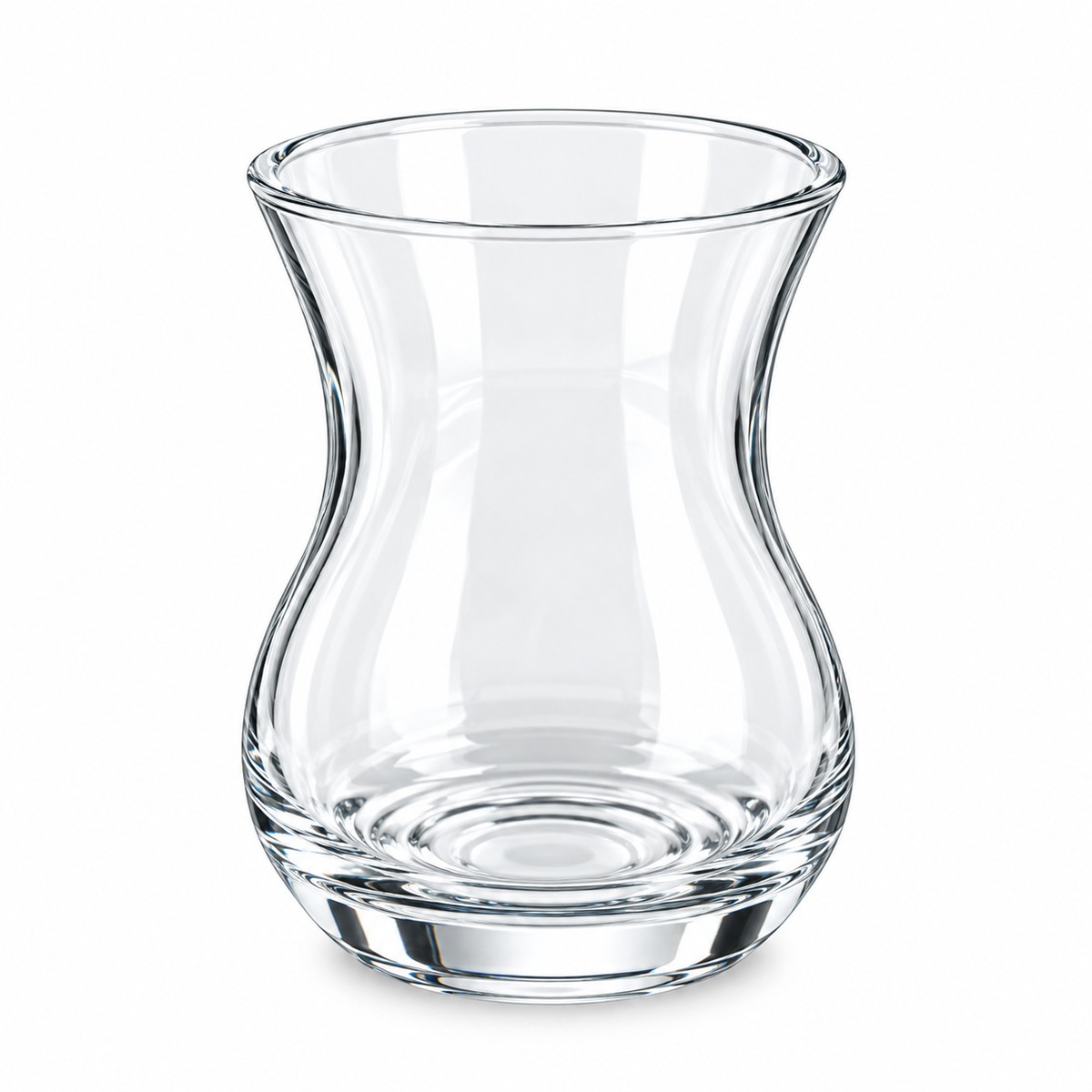 Tulip-Shaped Tea Glass