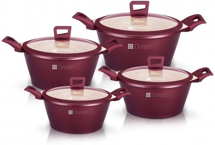 DORSCH Ceramic Premium Cookware Set – 4 pcs