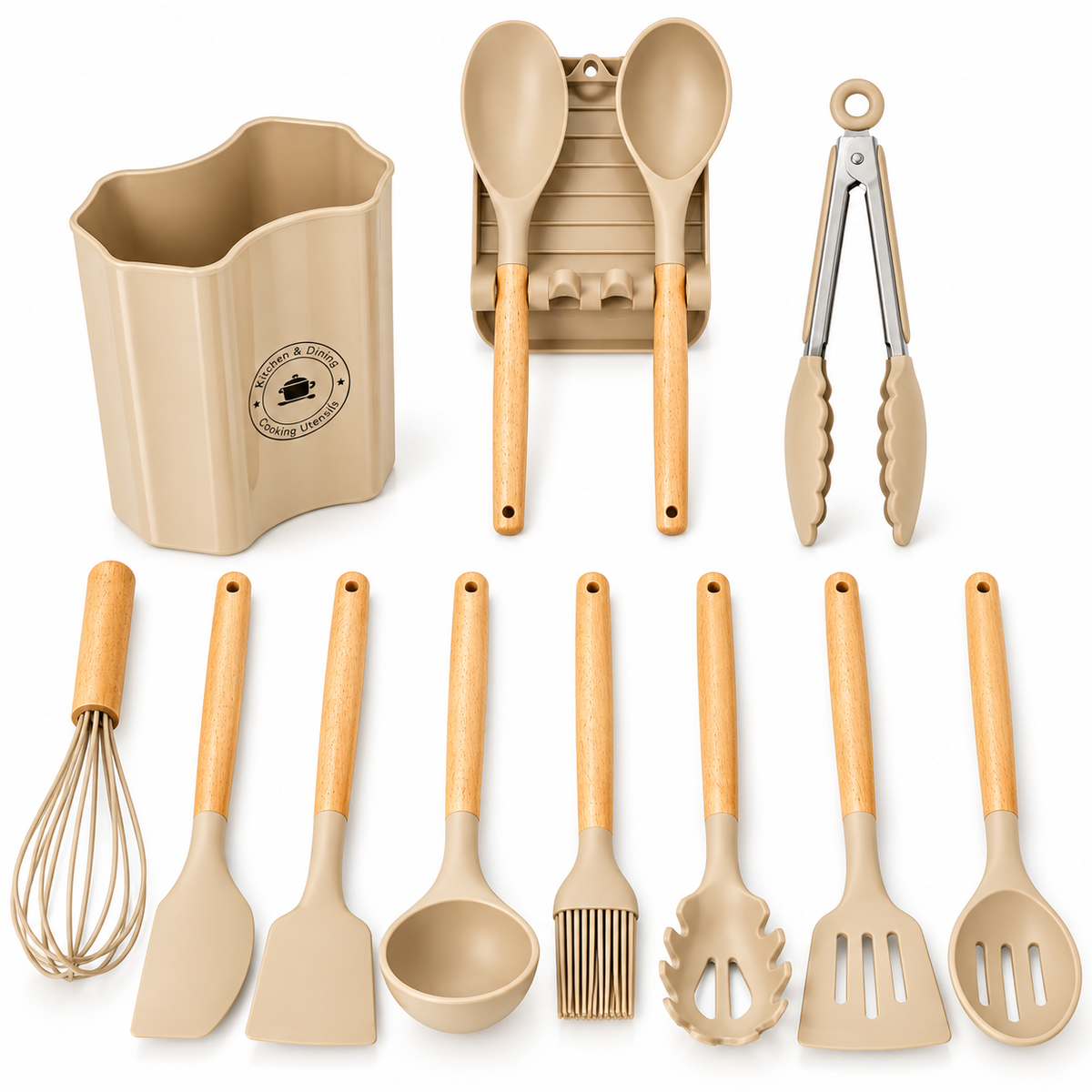 silicone kitchen utensil set