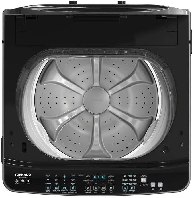 TORNADO Washing Machine Top Loading 15KG TWT-TLD15RSC Stainless