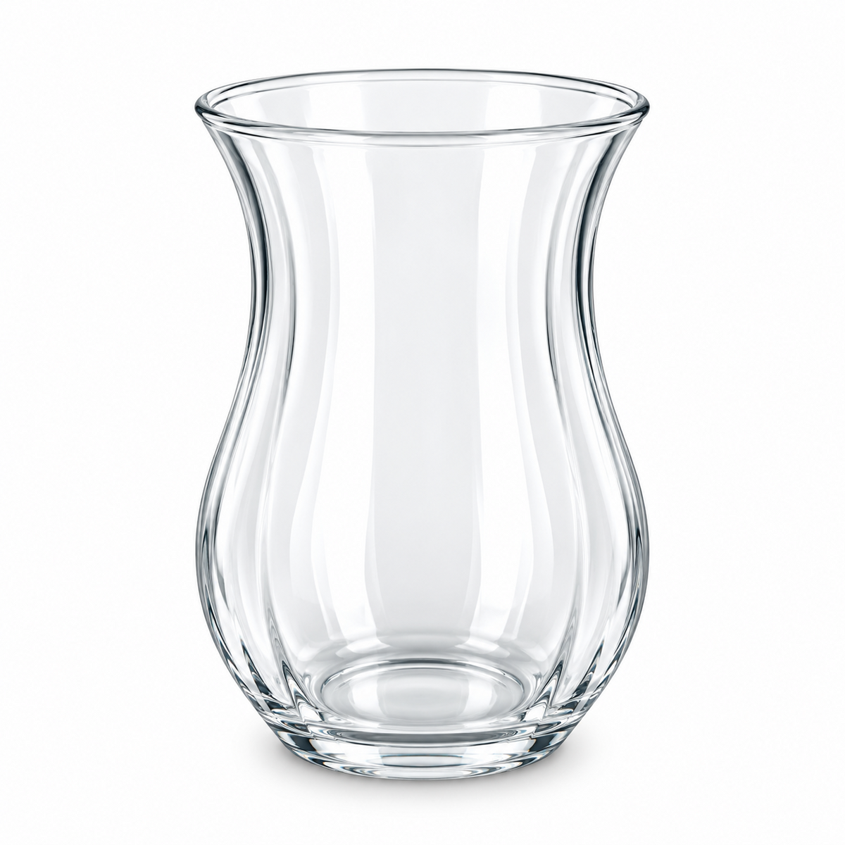 Tulip-Shaped Tea Glass