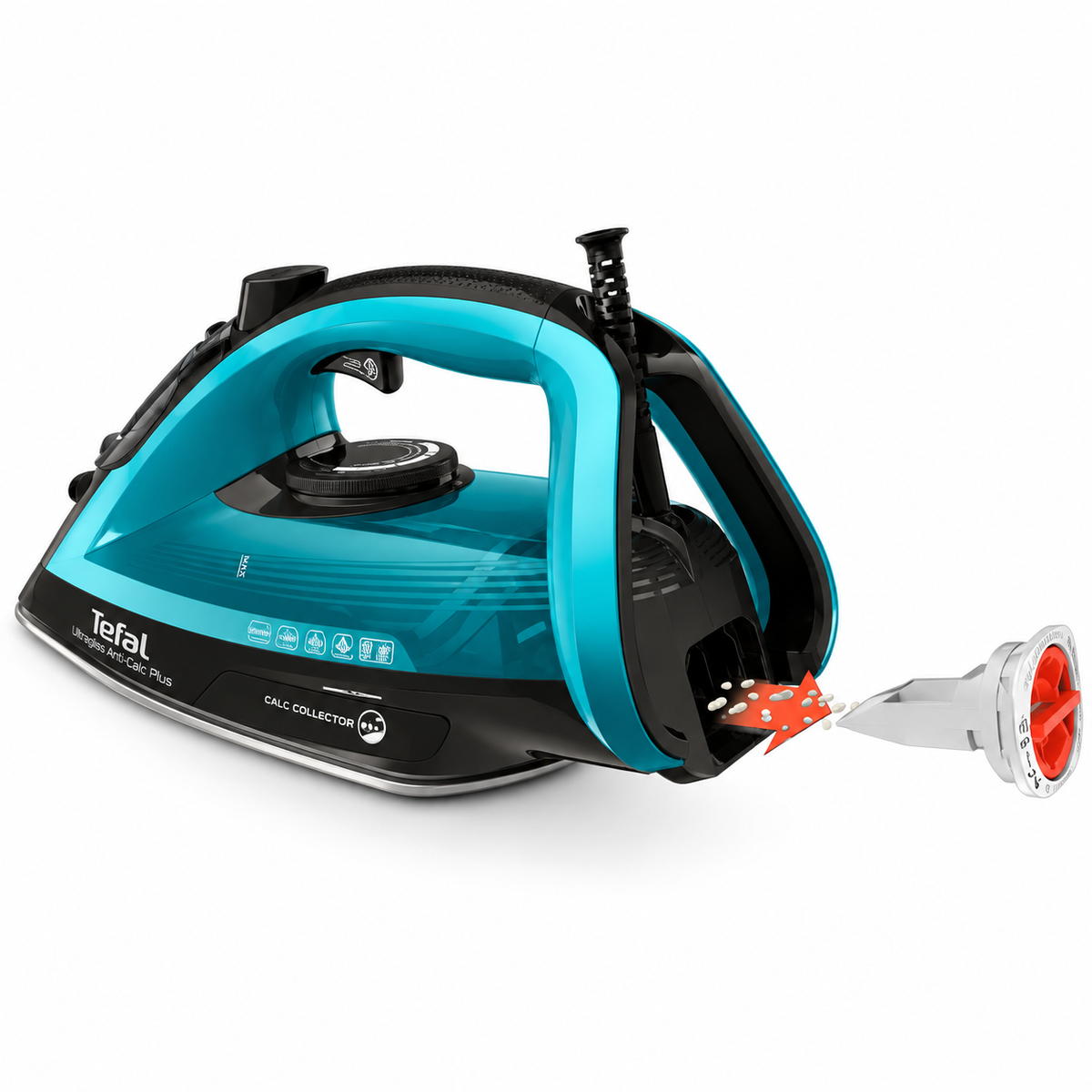 TEFAL ULTRAGLISS PLUS - 2800W DURILIUM AIRGLIDE SOLEPLATE FV6832