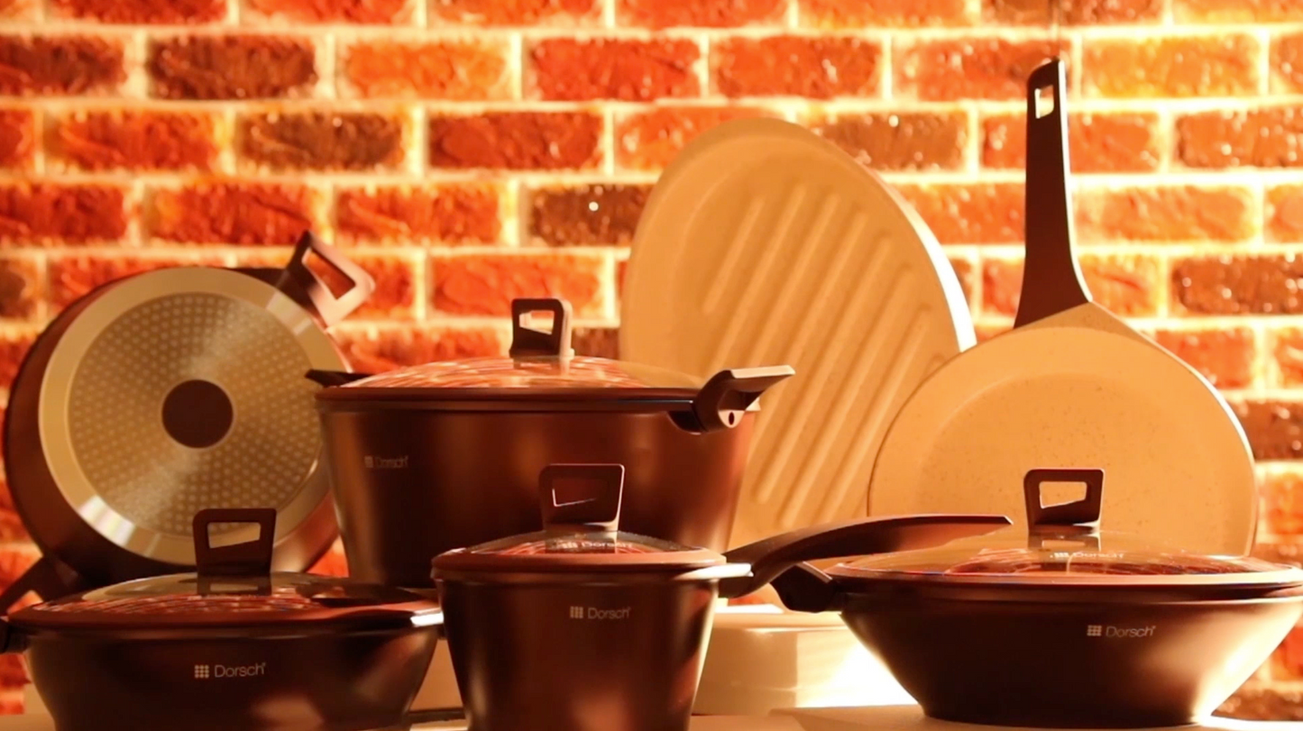 DORSCH Ceramic Premium Cookware Set – 6 pcs