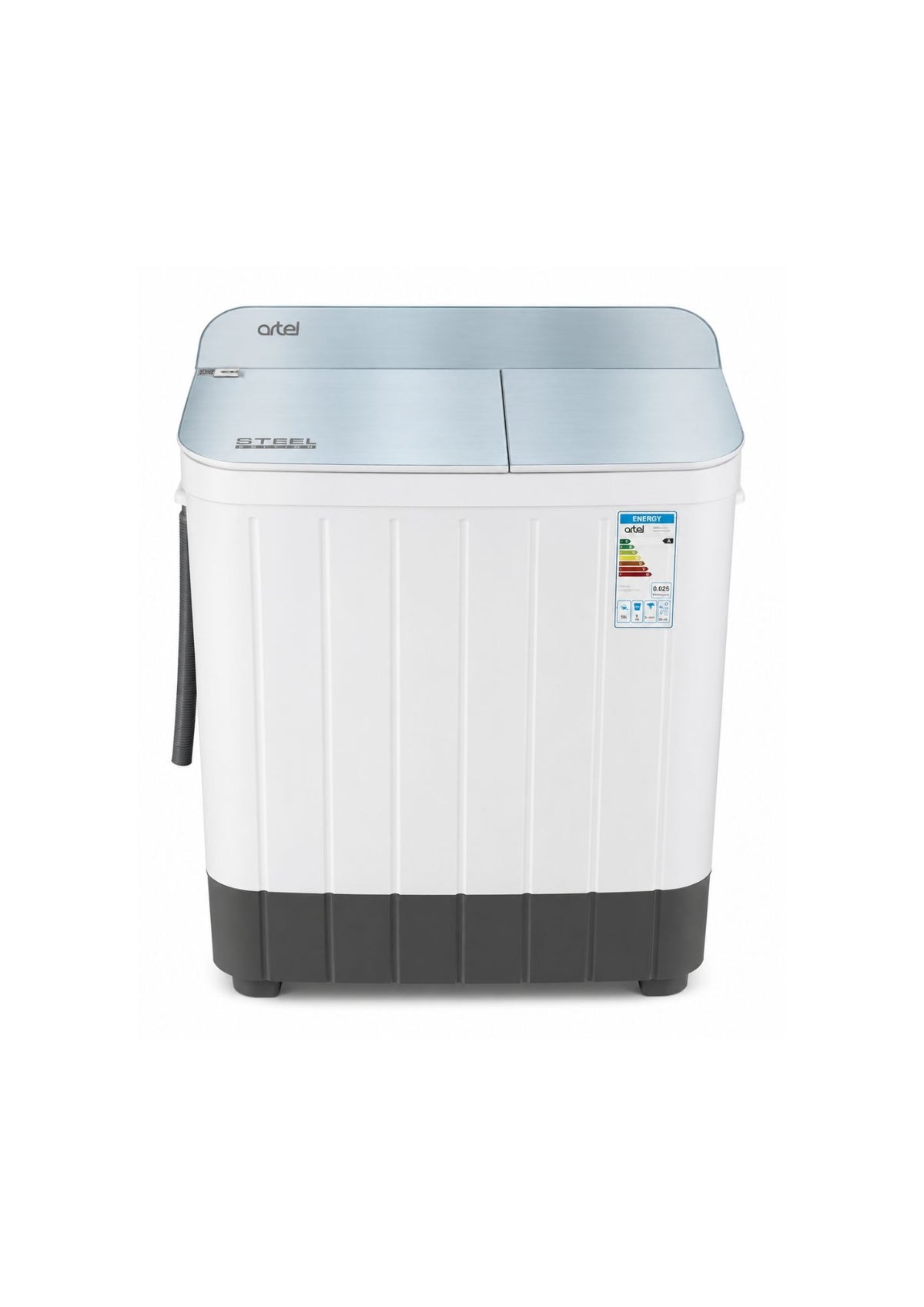 Artel Energy Double Washing Machine 8kg TG80FMP Baby blue & White