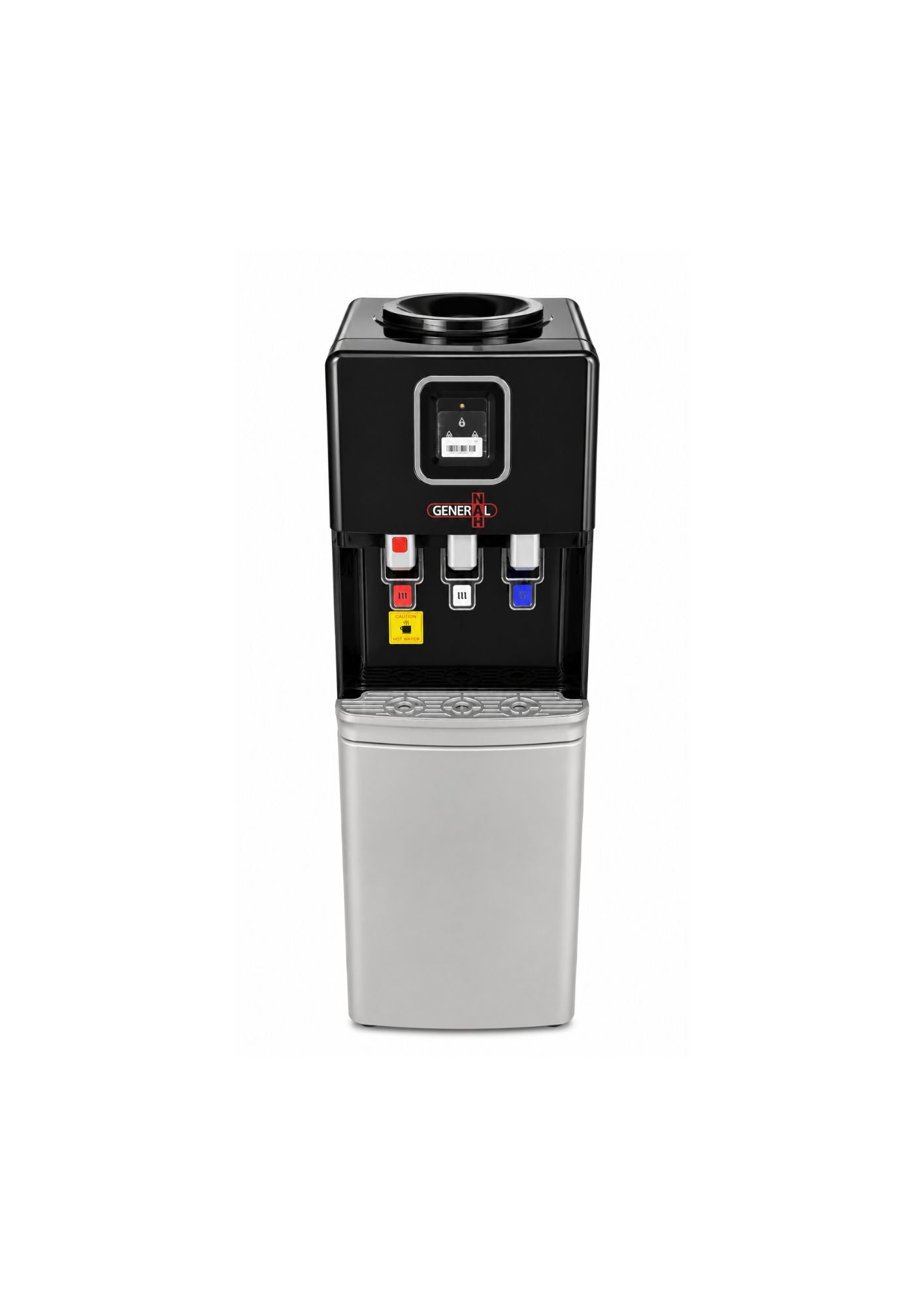 GENERAL NAF WATER DISPANSER HOT/COLD WATER 595w WD-33 BLACK&SILVER