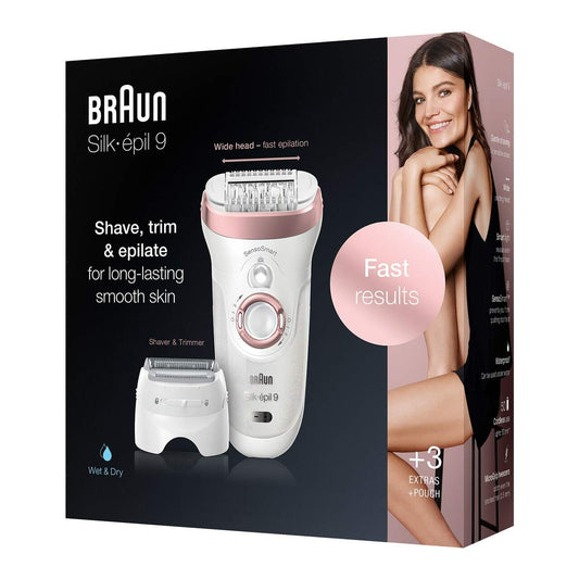 BRAUN Silk-Epil 9 SensoSmart Wet & Dry Epilator Rose Gold SES9-720