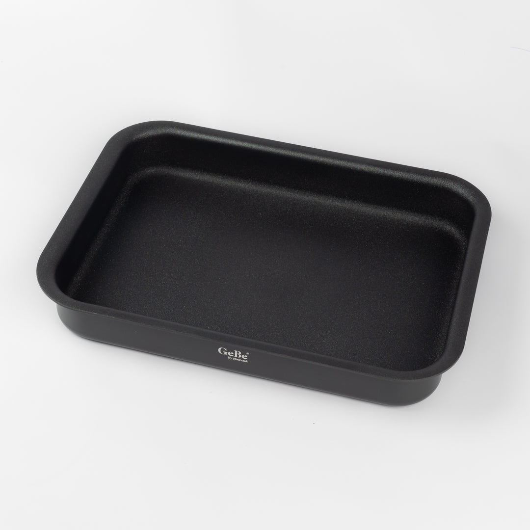 GE BE Venus Rectangle Pan 41x29cm Black
