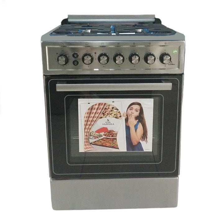 LUXELL GAS 4 BURNERS LF55GG40 50*55 INOX