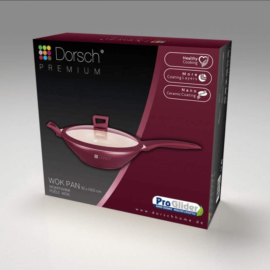 DORSCH Premium Wok Pan 32cm