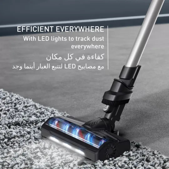 TEFAL TY6A35HO Cordless Stick Vacuum, 140W – Powerful Suction for Home & Apartment
