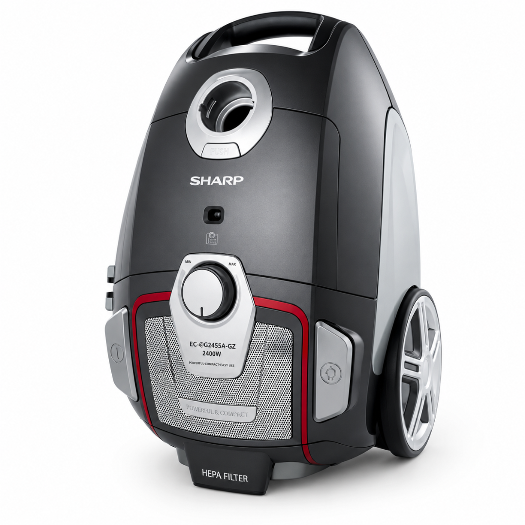 SHARP BG2405A 2400W Bagless Vacuum Cleaner – Powerful Home Cleaning for Floors & Carpets