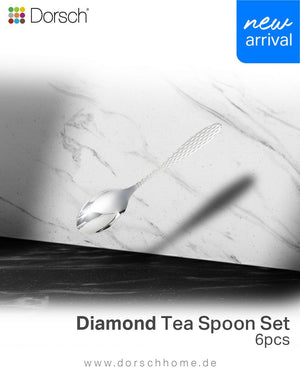 Dorsch Diamond 6-Piece Tea Spoons Stainless Steel DH-01977
