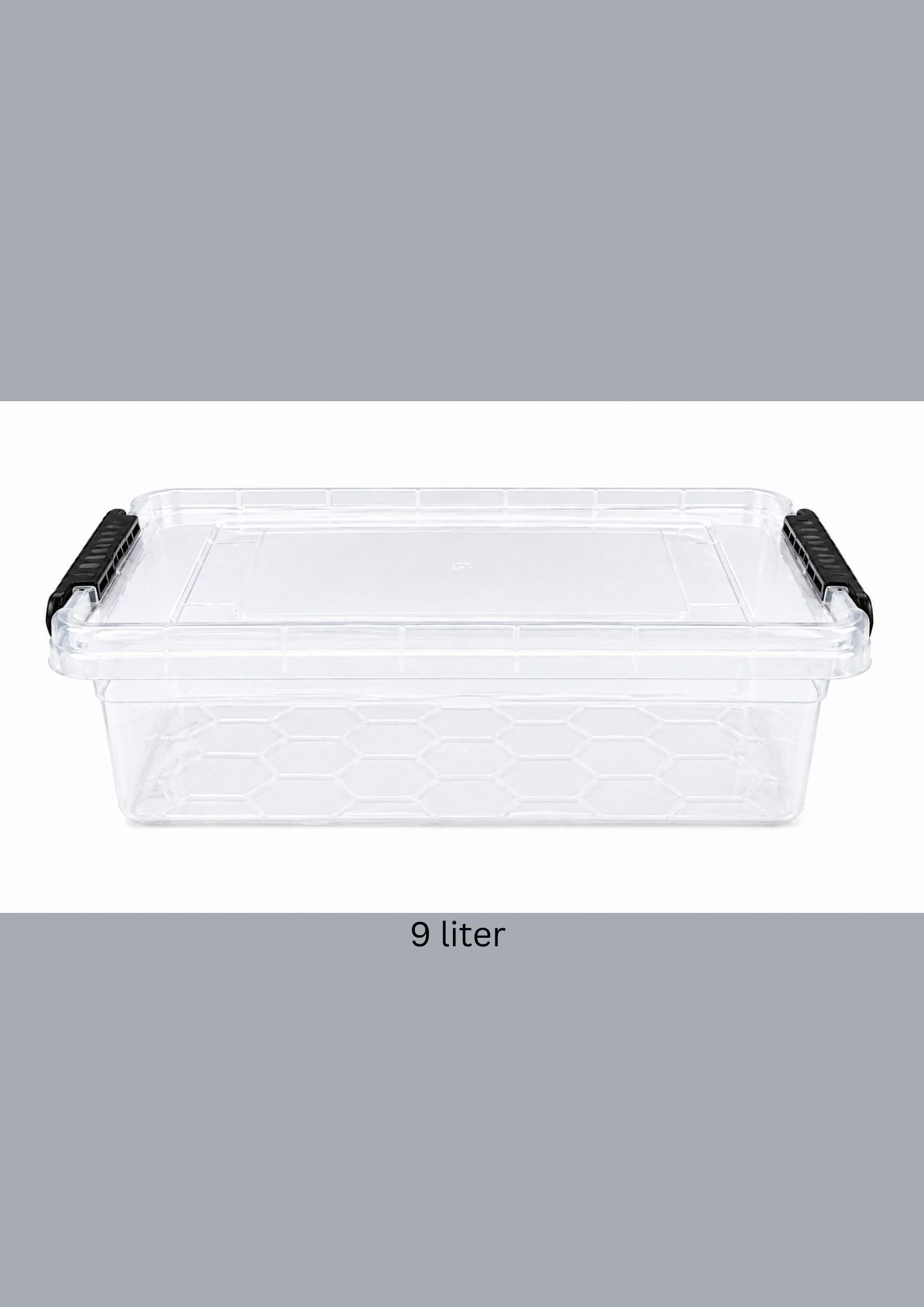 Plastic Storage Box with Lid 9 liter