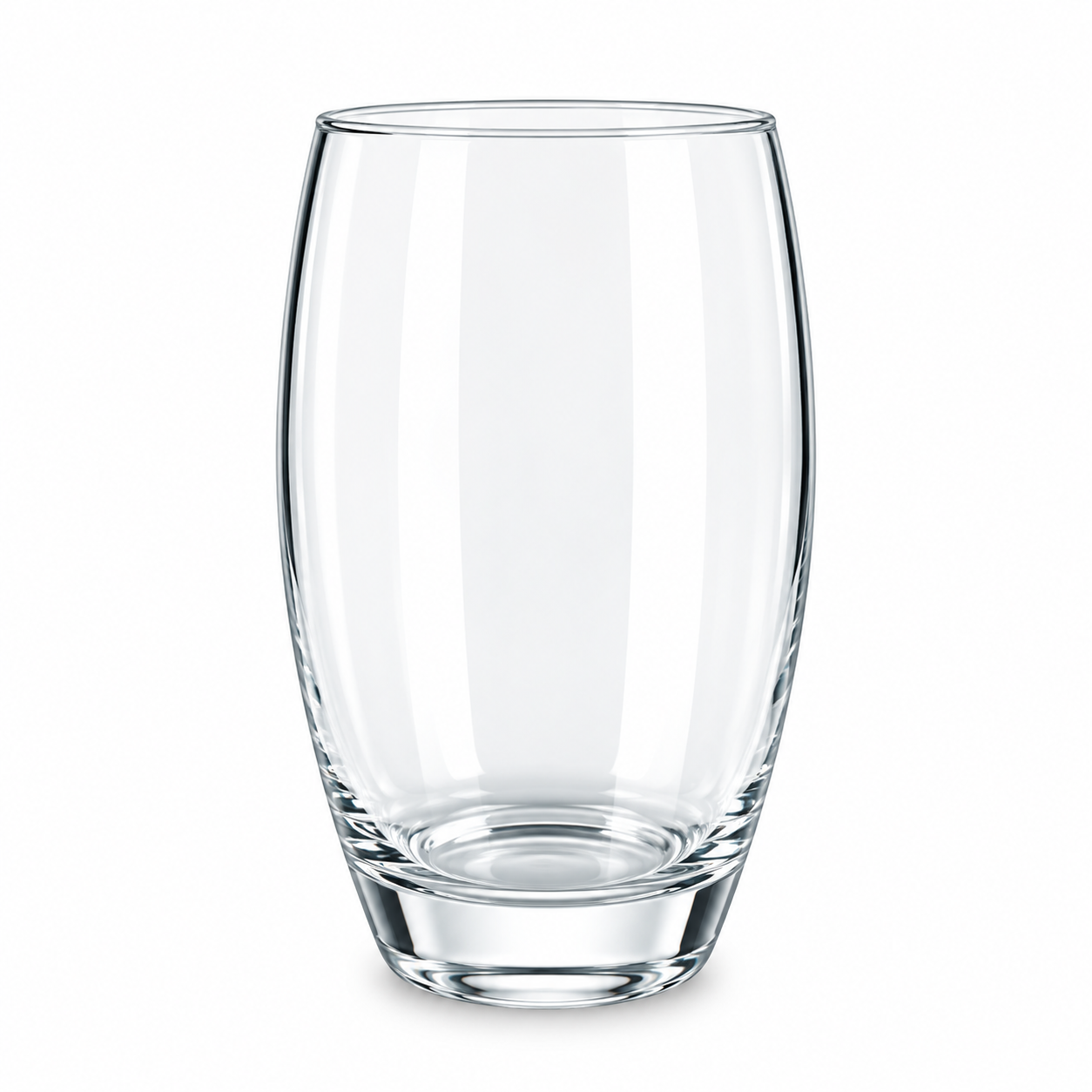 Clear Barrel Tumbler Glass