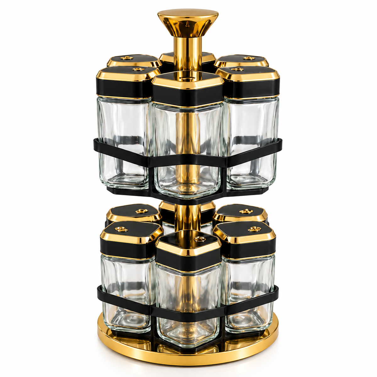 2-Tier Rotating Spice Rack Set