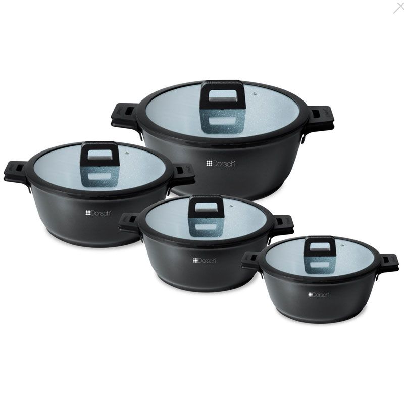 DORSCH Lifetime Ceramic Cookware Set – 4 pcs