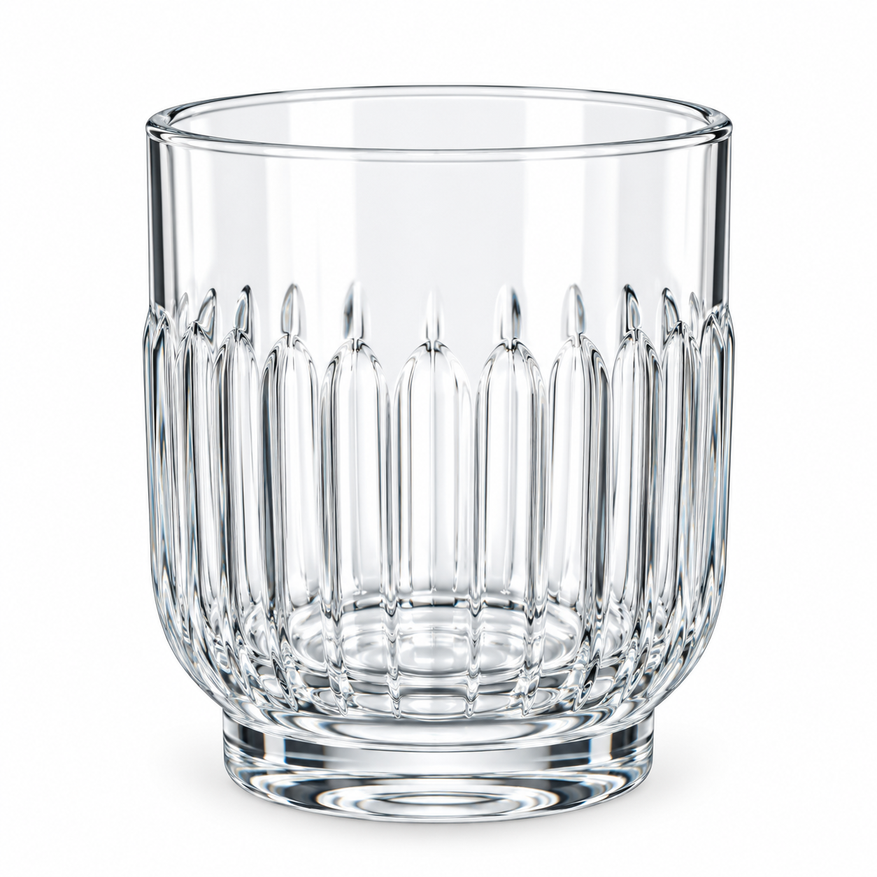 Clear Ribbed Highball Glass