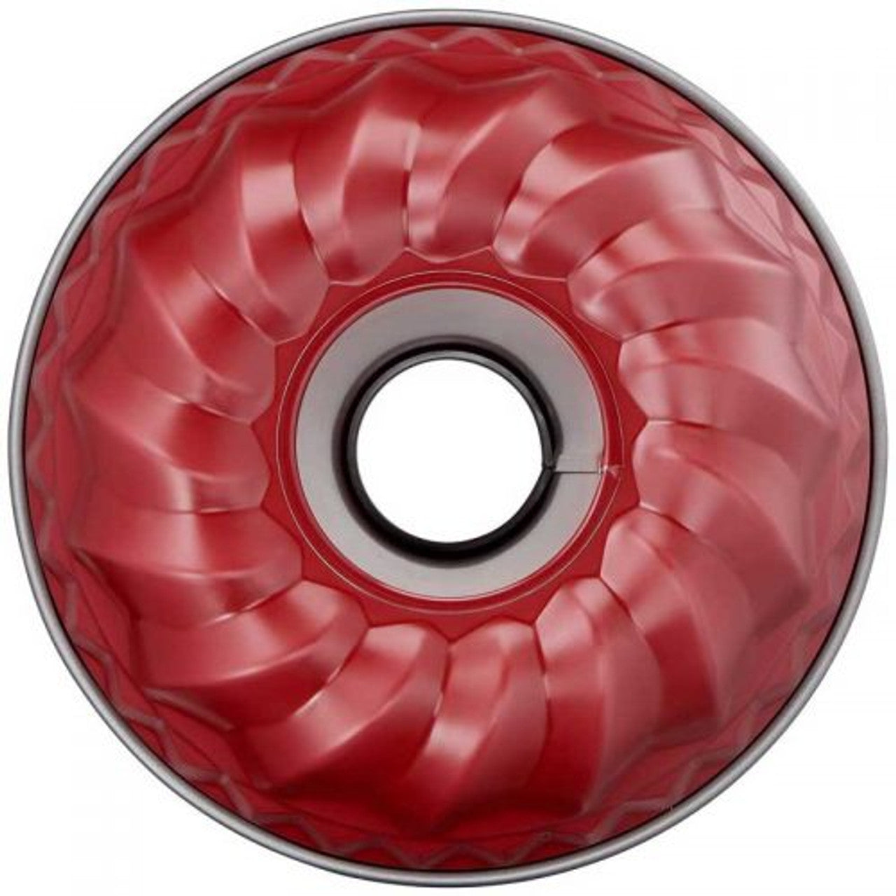 Tefal J1640214 Delibake Kugelhopf Steel Baking Mould 22cm, Red