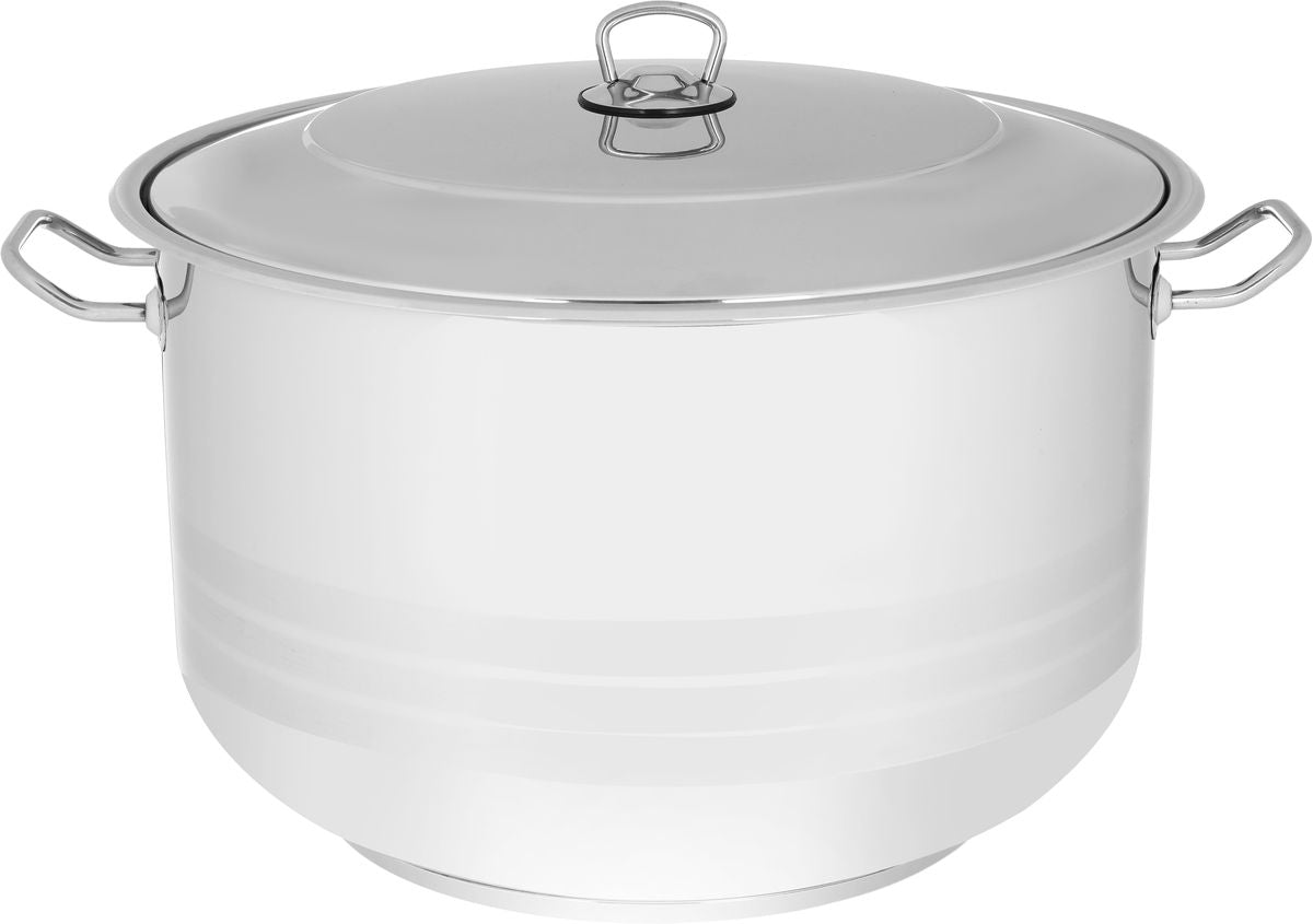 HASCEVHER steel pot, 45 litres, 45 cm - silver