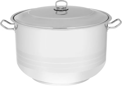 HASCEVHER steel pot, 40litres, 40cm - silver