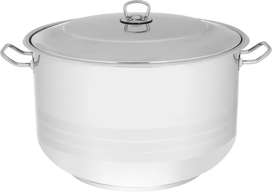 HASCEVHER steel pot, 45 litres, 45 cm - silver