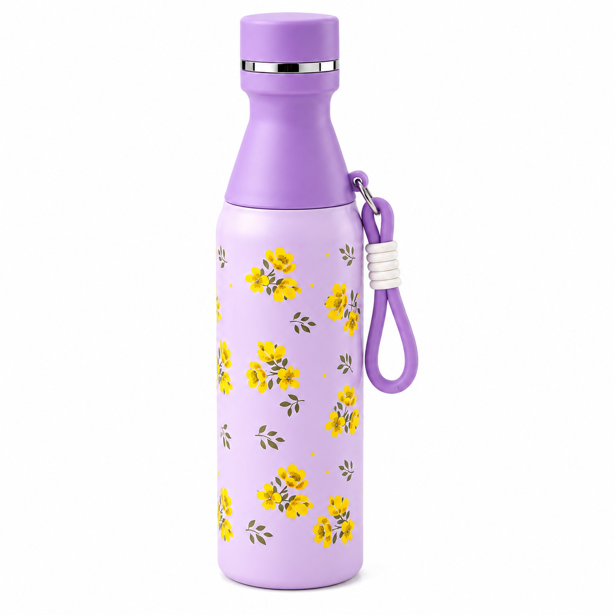 Floral Printed Insulated Stainless Steel Bottle