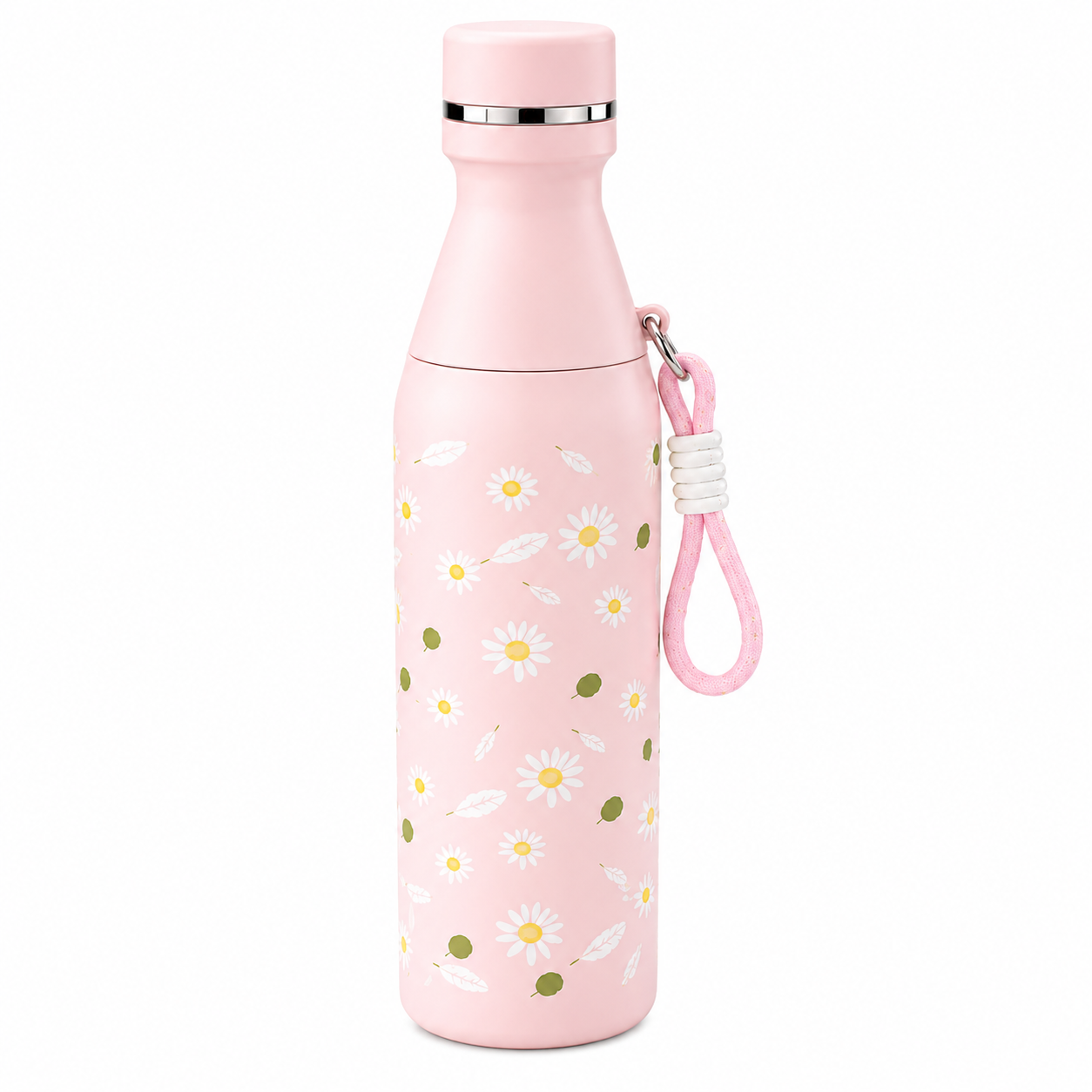 Floral Printed Insulated Stainless Steel Bottle