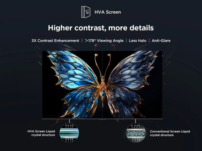 TCL P6K 75 inch Direct LED 4K HDR 10+ Dolby Atmos Smart Google TV