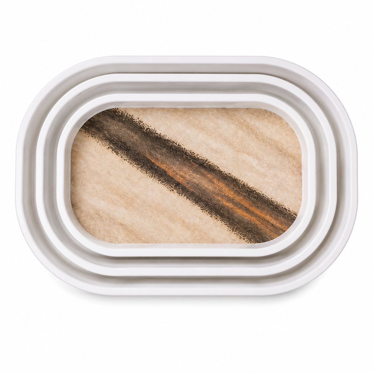 Premium Oval Tray Collection Set of 3