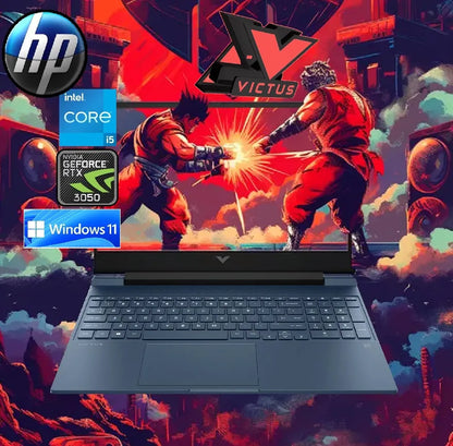 HP Victus Gaming Laptop 144Hz NVIDIA GeForce RTX3050 4GB 15-fa0033dx  Intel® Core™ i5-12450H