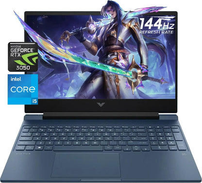 HP Victus Gaming Laptop 144Hz NVIDIA GeForce RTX3050 4GB 15-fa0033dx  Intel® Core™ i5-12450H