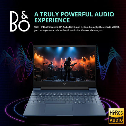 HP Victus Gaming Laptop 144Hz NVIDIA GeForce RTX3050 4GB 15-fa0033dx  Intel® Core™ i5-12450H