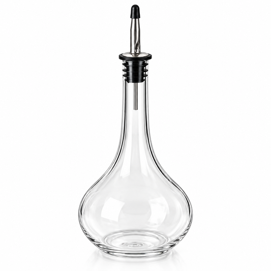 Elegant Glass Oil Dispenser with Drip-Free Spout