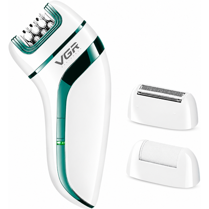 VGR 3 in 1 Hair Removal Machine Cleansing Razor Electric Professional Epilator Body Epilator