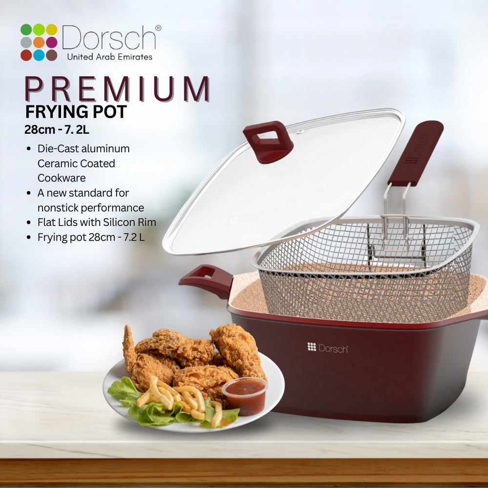 DORSCH Premium Frying Casserole 28cm – 7.2L