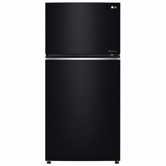 LG REFRIGERATOR GN-C702SGGU H:180*W:78*D:66 - GLASS BLACK