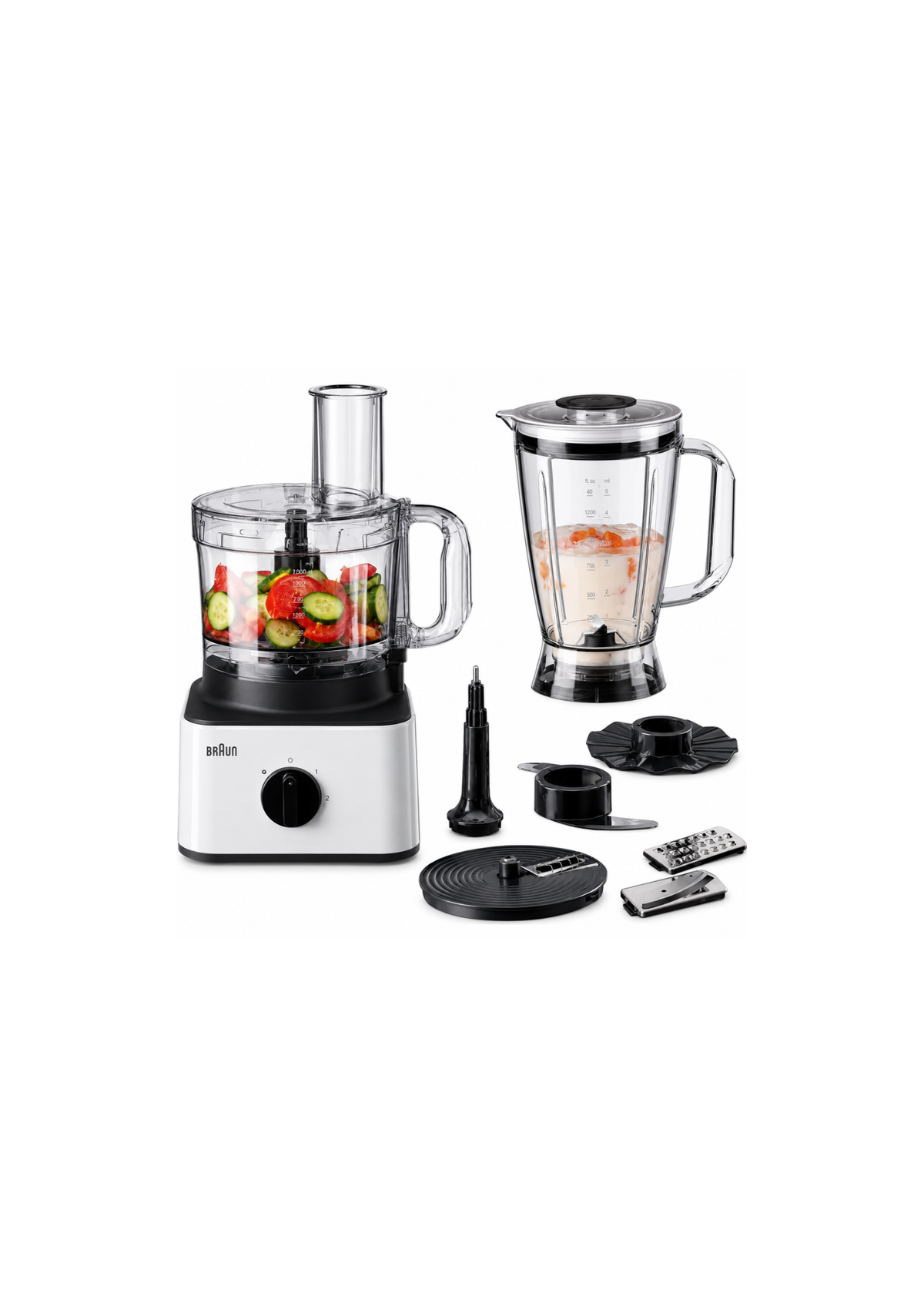BRAUN FP0132 Food Processor • 750 W