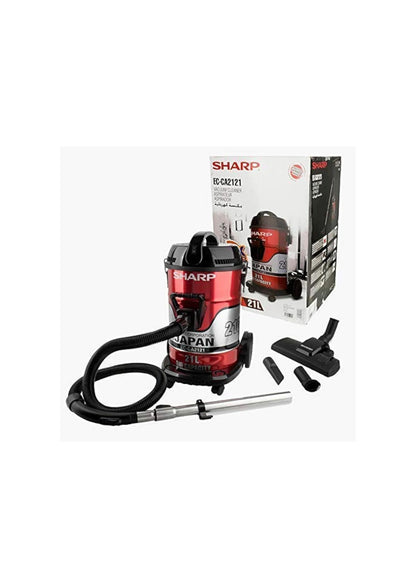 SHARP ECCA2121 2100W Bagless Vacuum Cleaner – Powerful Home Cleaning for Floors & Carpets