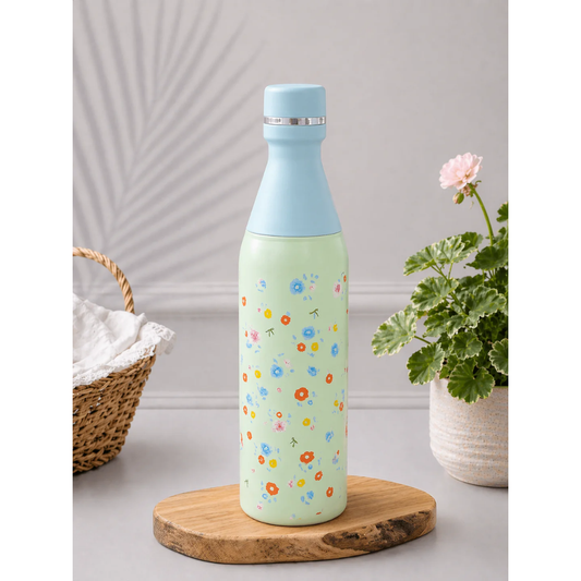 Floral Printed Insulated Stainless Steel Bottle 500ml