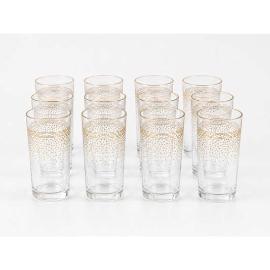 Classic Gold Rim Glass Set