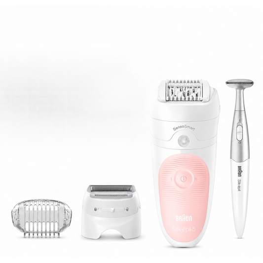 Braun, Silk-épil 5-820 Wet & Dry Epilator with 3 Extras