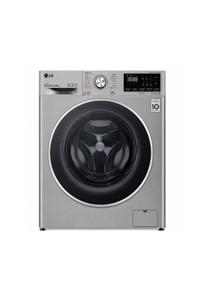 LG W ashing Machine 9kg F4R6VYGCP Silver