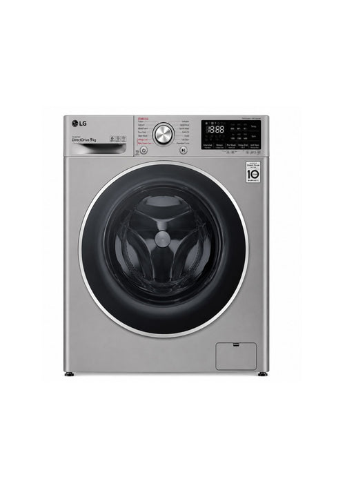 LG W ashing Machine 9kg F4R6VYGCP Silver