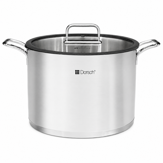 DORSCH 32cm Casserole + Lid Steel PRO 17L