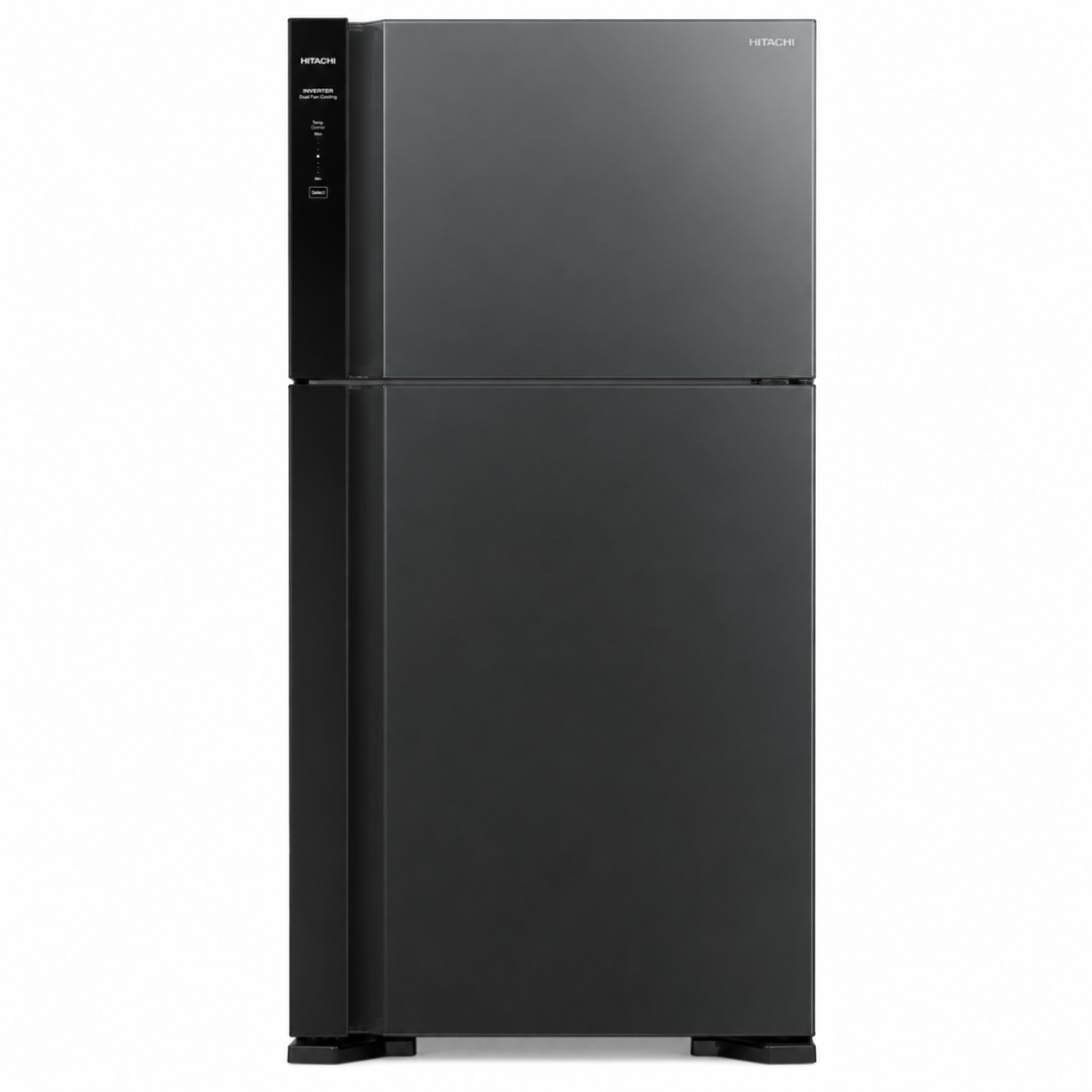 HITACHI REFRIGERATOR RV-765 PUK7 BBK H:184*W:85.5*D:73 - BLACK